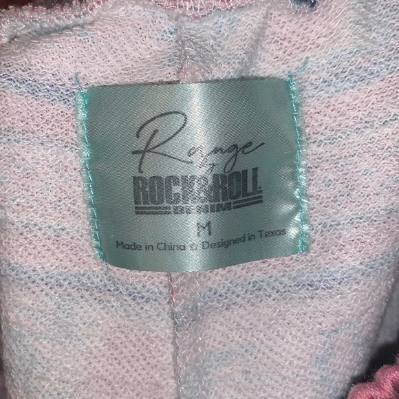 Range by Rock & Roll Denim Aztec Print Pull On Shorts - Picture 5 of 5